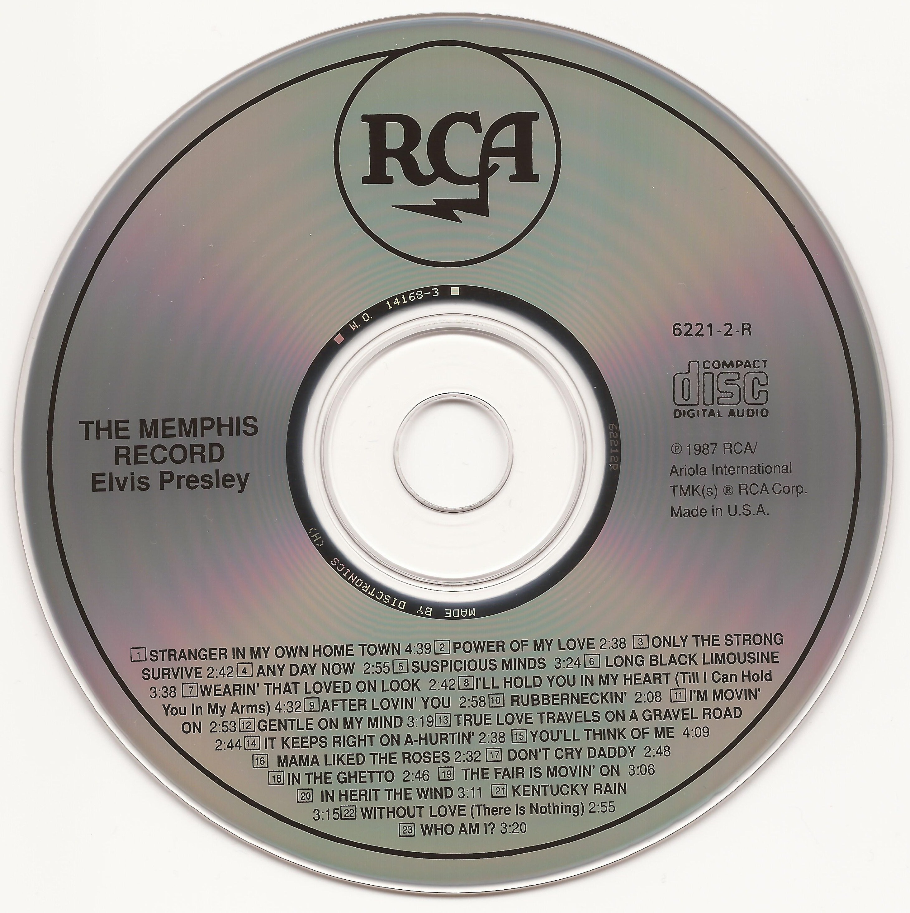 Elvis Presley  The Memphis Record : CD